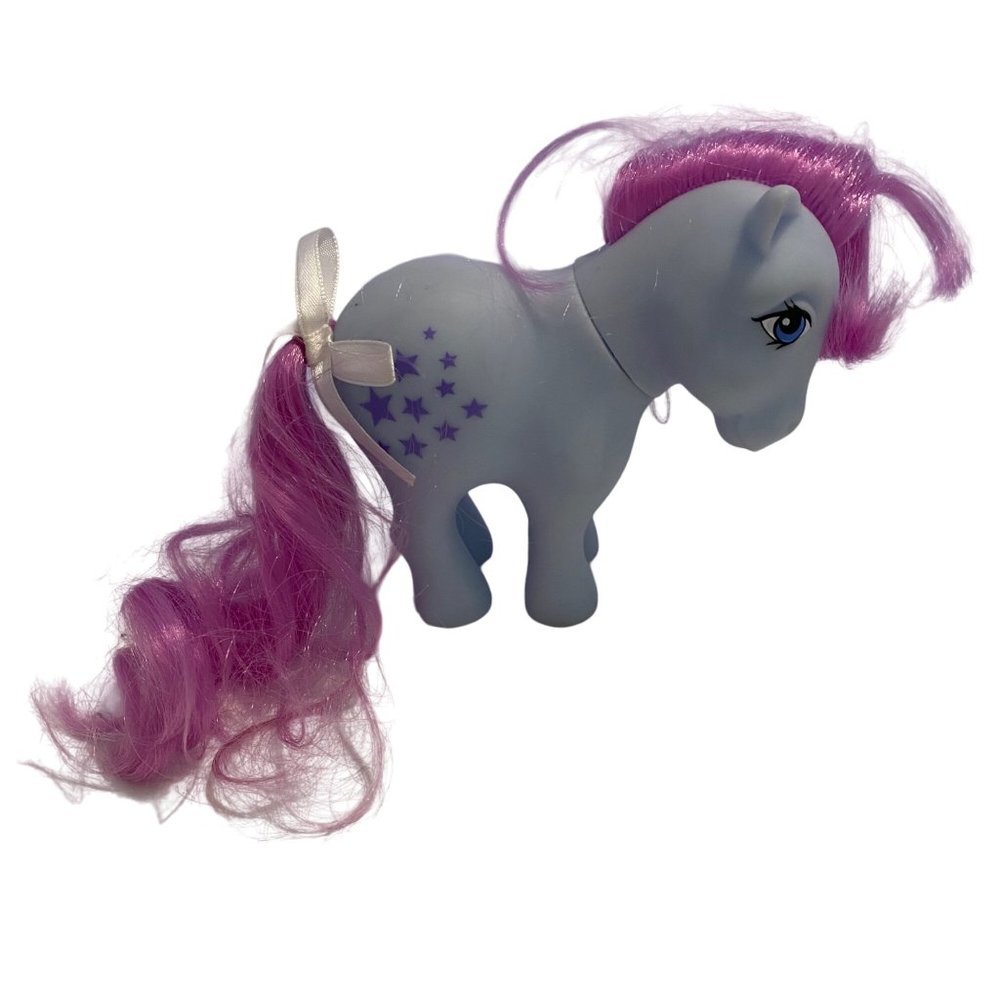 My Little Pony MLP Blue Belle Hasbro 2017 Purple Hair 25th Anniversary 06118ZD‎
